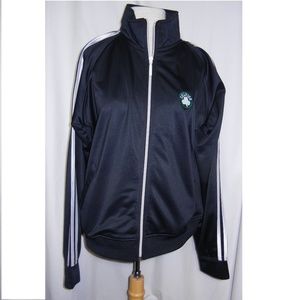 Adidas Boston Celtics Black Full Zip Womens Jacket